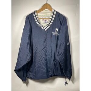Vintage Champion St Bonaventure University Pullover Jacket Men Large Windbreaker